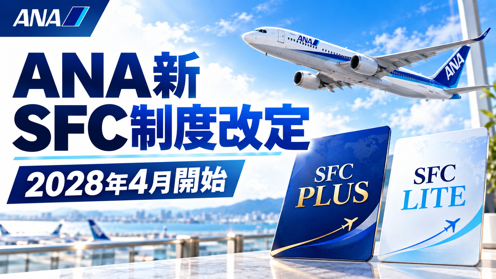 ANA SFC制度改定 2028年4月からSFC PLUS・SFC LITEに分かれる