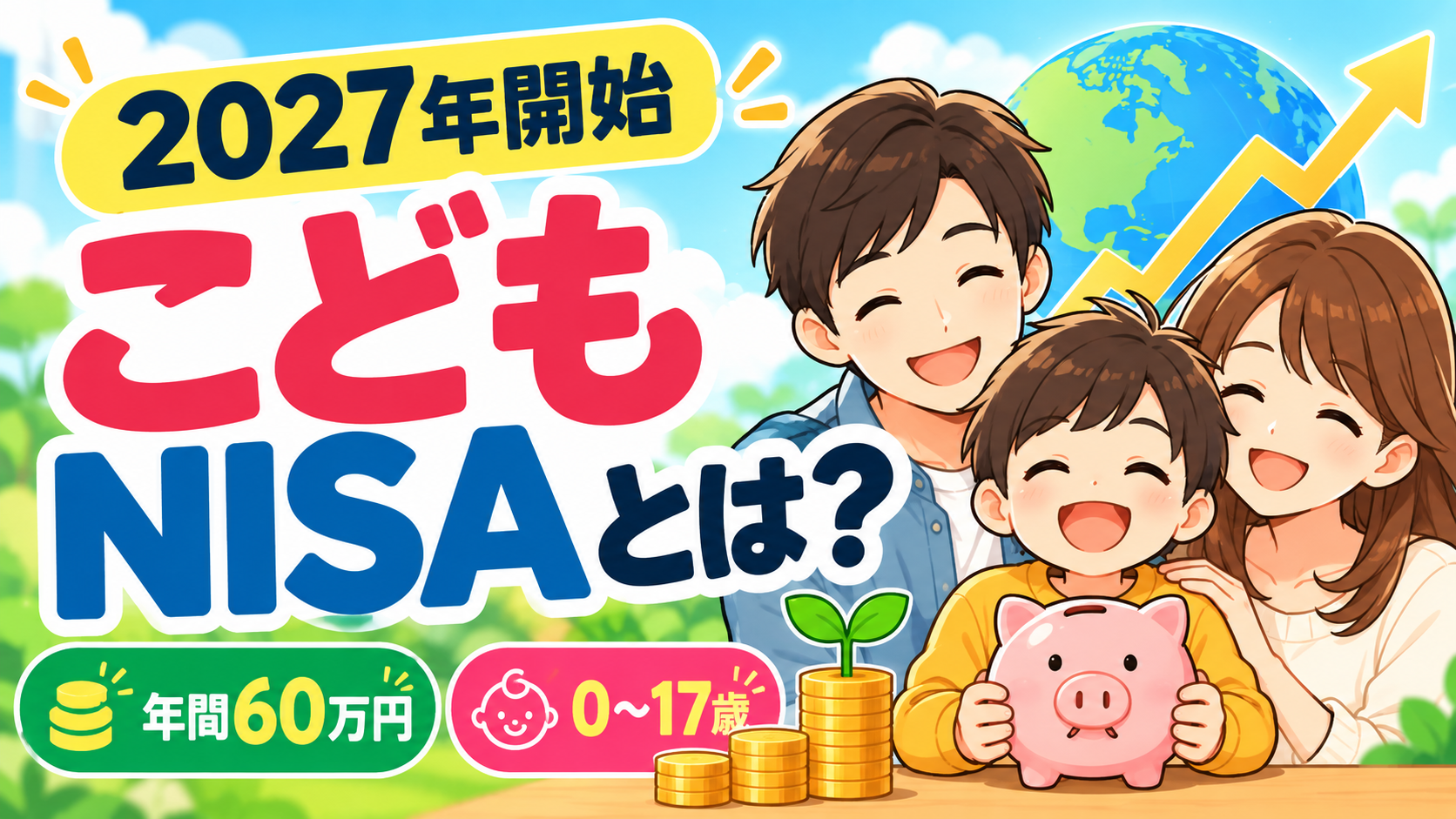 2027年開始のこどもNISAと年間60万円の投資枠